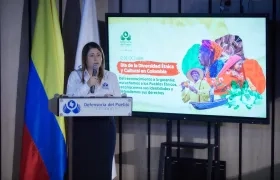 La Defensora del Pueblo, Iris Marín.