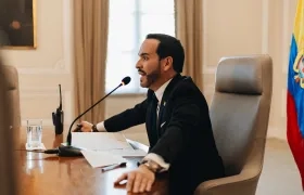 El Presidente Abelardo De La Espriella.
