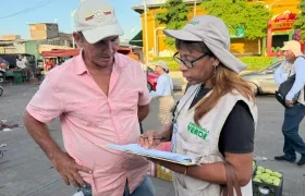 Imagen de la jornada de encuesta.