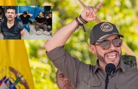 Algunos de los mercenarios implicados en el magnicidio y Abelardo De La Espriella, Presidente de Colombia. 