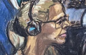 Cilia Flores durante una audiencia.
