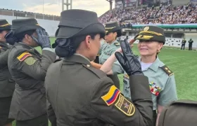 La brigadier general Sandra Liliana Rodríguez Castro. 
