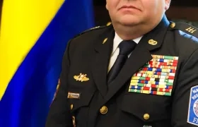 El capitán Germán Miranda, Director Nacional de Bomberos. 