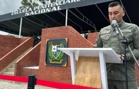El director del Inpec, coronel Daniel Gutiérrez.