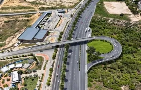 Así quedaría el intercambiador vial.