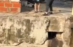 Los jóvenes fueron grabados.