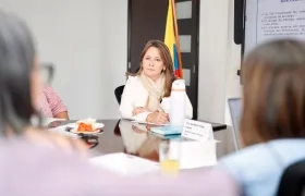 La ministra de Salud, Ana María Vesga.