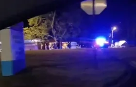 Lugar donde sucedió el tiroteo.