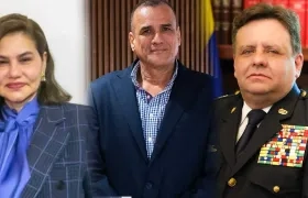 Magda Yolima Amaya, Carlos René Montoya y Germán Miranda.