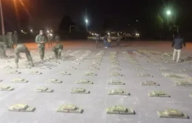 La droga incautada.