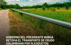 Oleoducto en Ecuador.