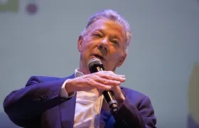 El expresidente Juan Manuel Santos.