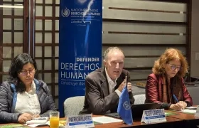 El representante de la oficina de la ONU para los Derechos Humanos en Colombia, Scott Campbell.