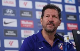 El argentino Diego Simeone, entrenador del Atlético de Madrid.