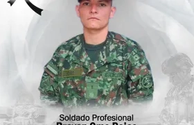 Soldado profesional Brayan Ome Rojas. 