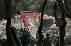 Proceso de demolición de 36 de los 60 edificios afectados en Cali.
