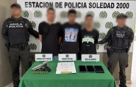 Las capturas fueron realizadas por el Gaula de la Policía. 