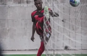 Mohamed Bolívar, mediocampista del Barranquilla Fútbol Club.