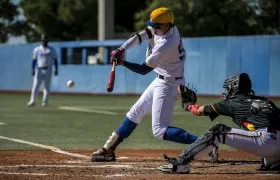 Darío Borrero anotó la única carrera de Colombia en la tercera entrada.