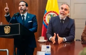 Abelardo De La Espriella, Presidente de Colombia; y Armando Benedetti, exministro del Interior. 