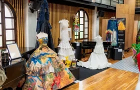 El Congreso tuvo más de 15 exposiciones de moda ética. 