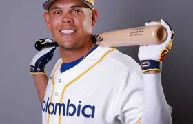 Gio Urshela, mánager de la Selección Colombia de béisbol. 