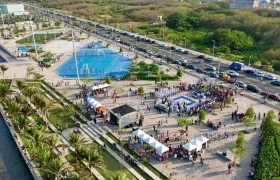 Vista aérea del Gran Malecón.