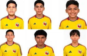 Samuel Pión, Gabriel Camargo, Di' Gennaro Crescente, Salomón Arrieta, Samuel Rosales e Íker Urteaga.