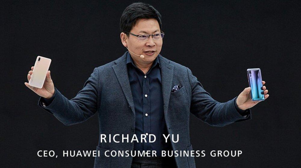 Richard Yu,  consejero delegado de Huawei.