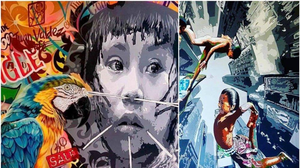 Obras del artista Juan Carlos Cepeda.