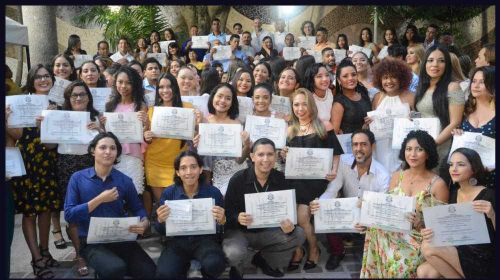 Los graduados en Artes Escénicas.