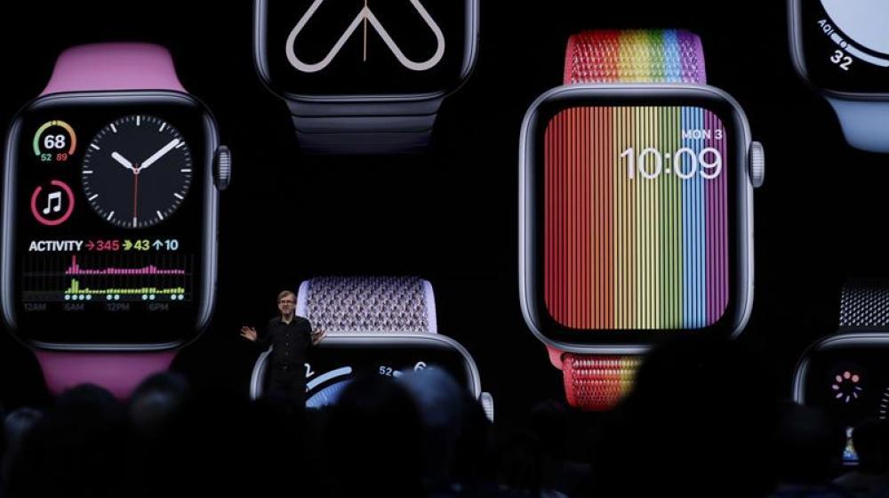  El vicepresidente tecnológico de la compañía Apple, Kevin Lynch, habla sobre el Apple Watch.