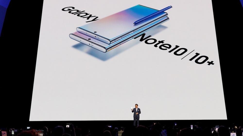 Presentación del nuevo Note 10 de Samsung.
