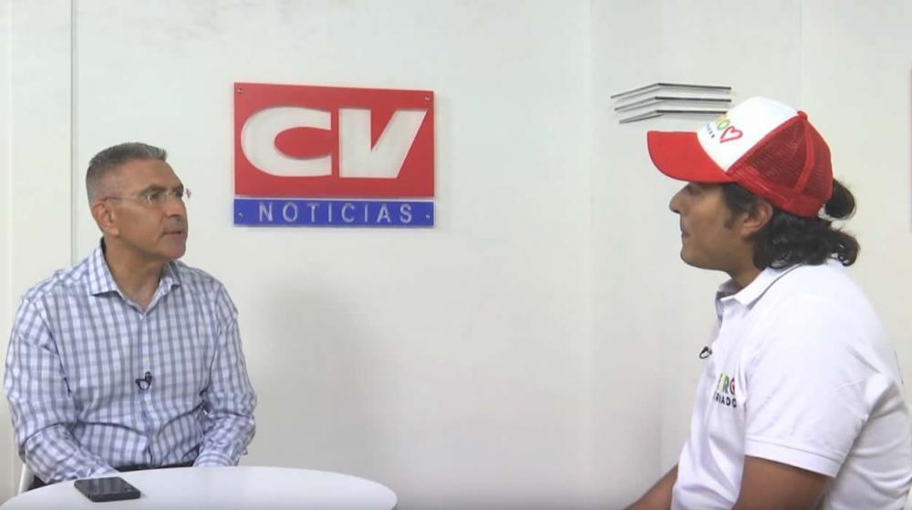 Jorge Cura en entrevista con Nicolás Petro candidato a la Gobernación del Atlántico