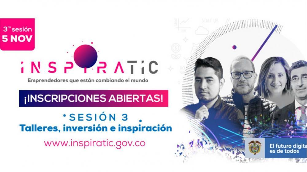 InspiraTIC este 5 de noviembre, organiza el Ministerio de las TIC.