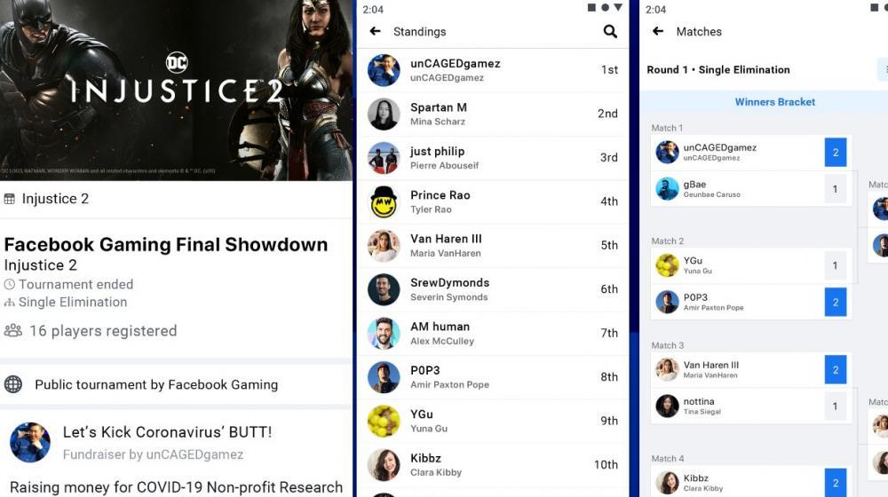 Los creadores y emisoras pueden organizar torneos de fanáticos mientras transmiten en vivo. 