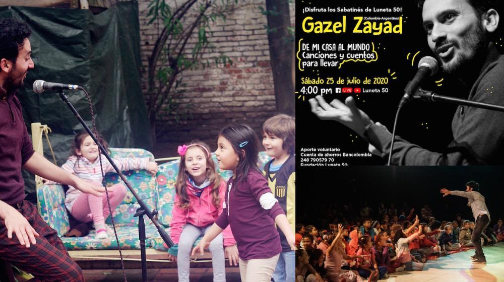 Gazel Zayad es el invitado a Sabatinés”, la franja infantil de la programación de Luneta 50.,