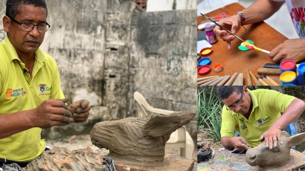 Imágenes de un taller virtual.