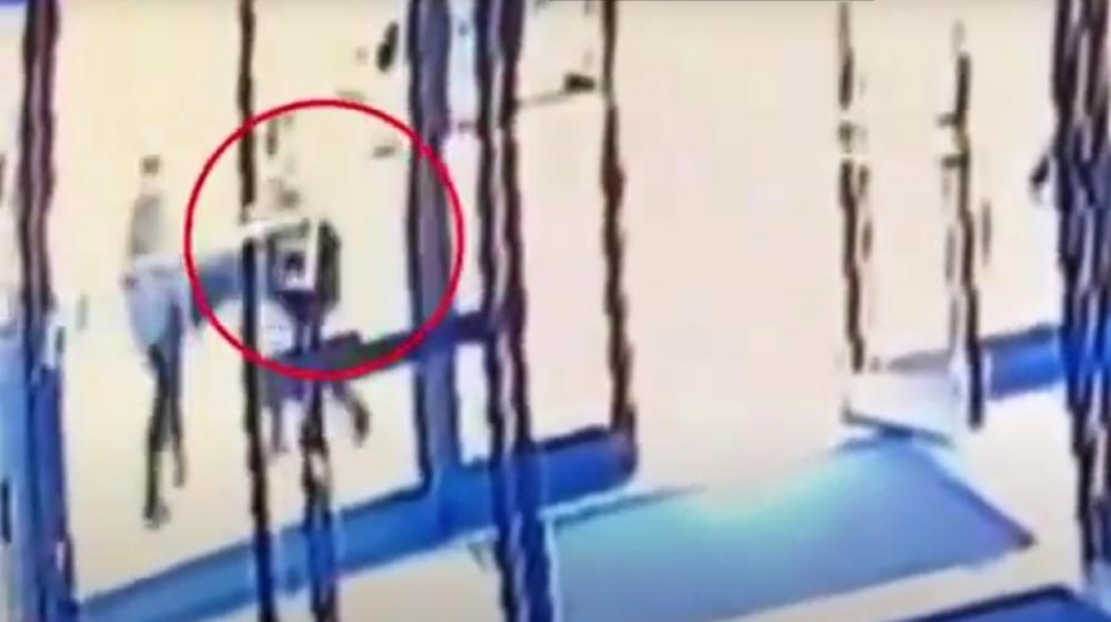 Momento de la agresión. 