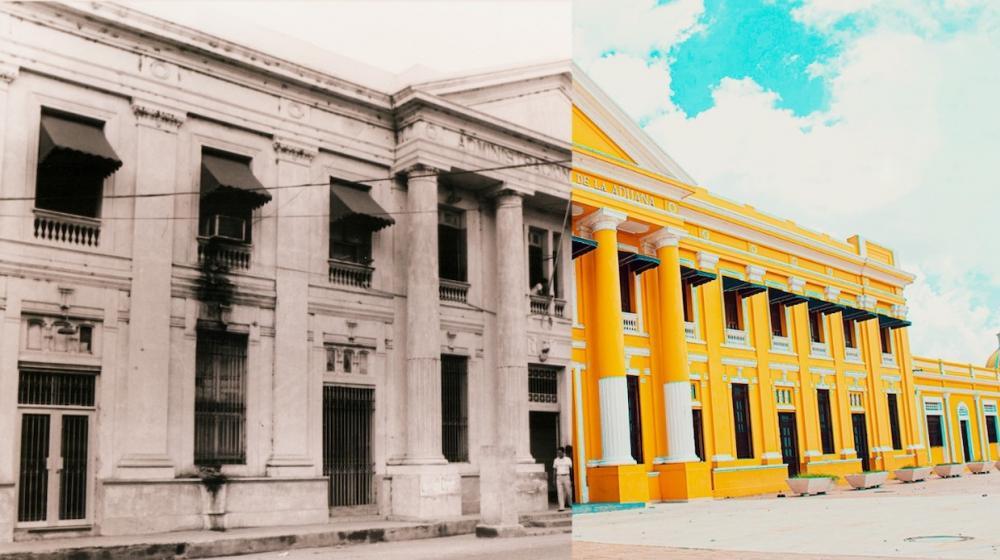Edificio de La Aduana en Barranquilla.