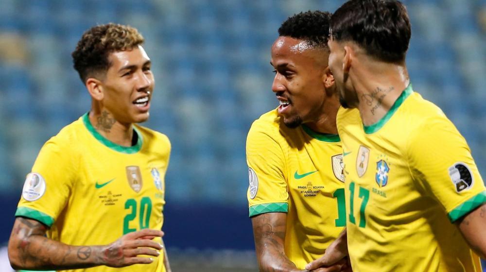 Eder Militao marcó el gol de Brasil. 