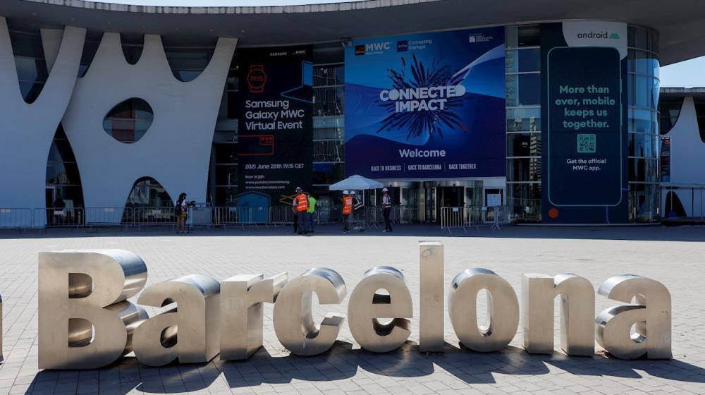Recinto ferial donde se celebra el Mobile World Congress (MWC) de Barcelona. 