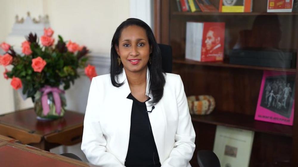 Angélica Mayolo, ministra de Cultura.