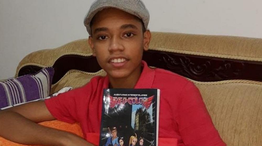 Daniel Agámez Aguilar, joven escritor.