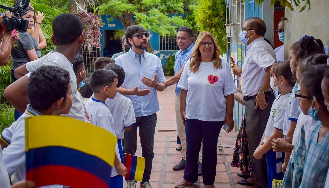 El Alcalde de Barranquilla, Jaime Pumarejo.