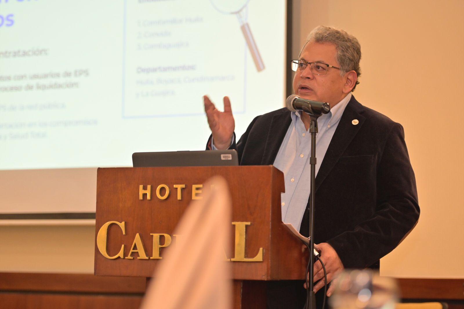 El Superintendente de Salud, Ulahy Beltrán.