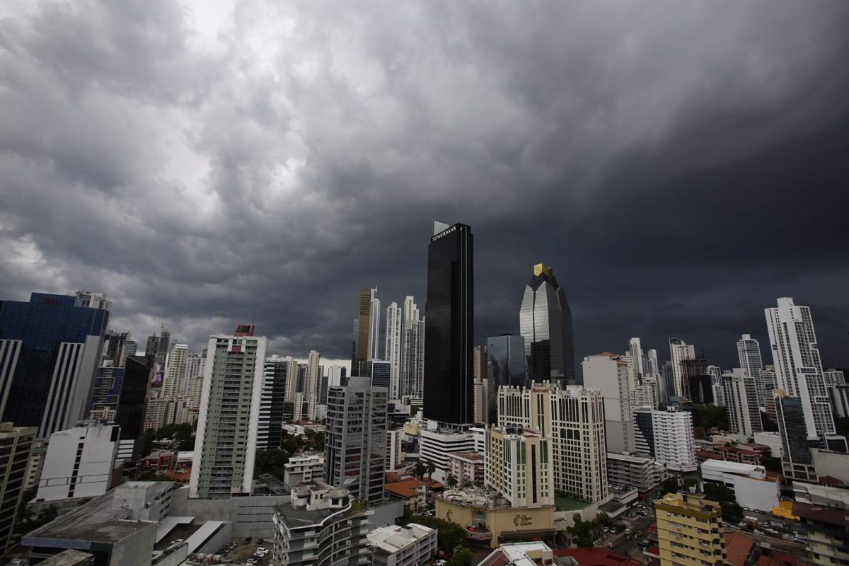 Zona bancaria de Panamá.