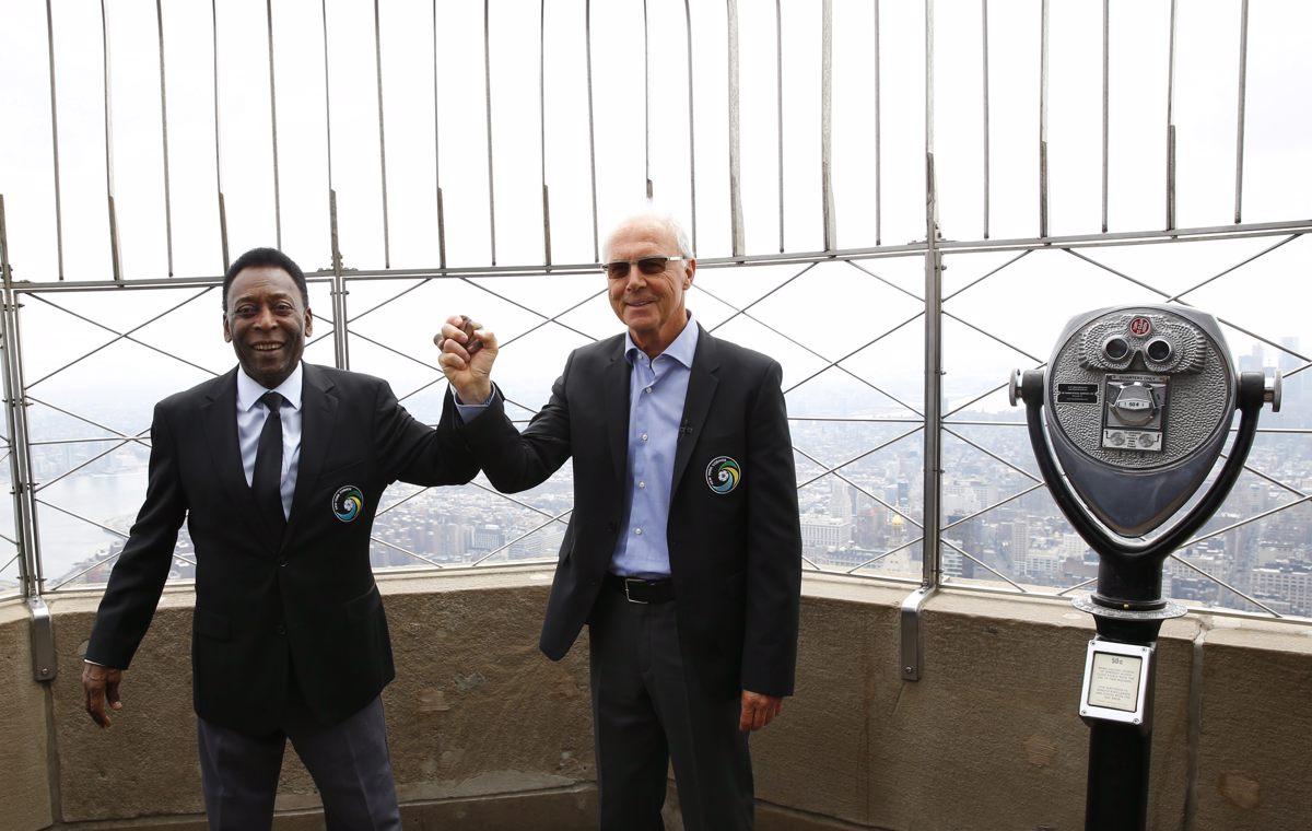 Pelé y Beckenbauer.