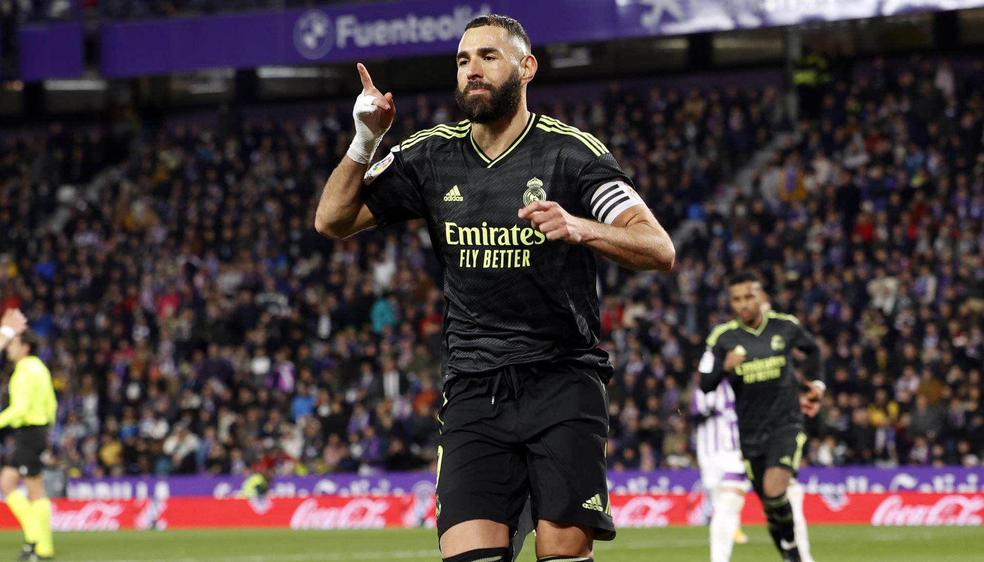 Karim Benzema volvió con gol al Real Madrid.
