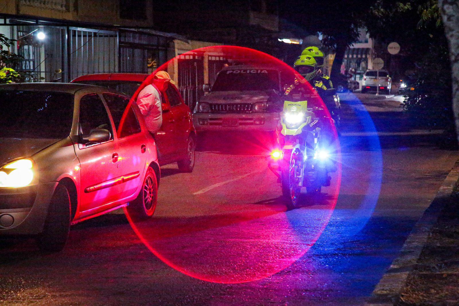 Patrullajes nocturnos de la Policía
